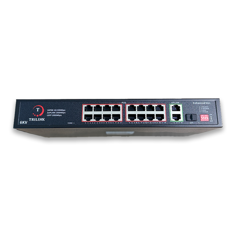 TRILINK TL-SW16P-2U1S - 16-Port AI-Enhanced PoE Switch - Image 6