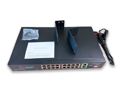 TRILINK TL-SW16P-2U1S – 16-Port AI-Enhanced PoE Switch