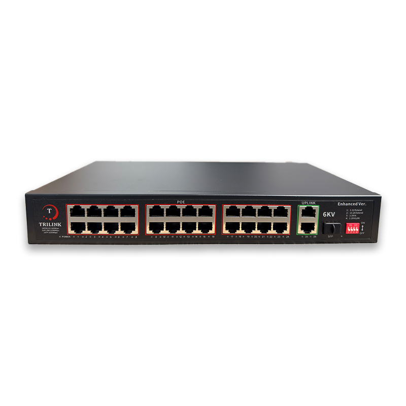 TRILINK TL-SW24P-2U1S - 24-Port PoE Network Switch - Image 5