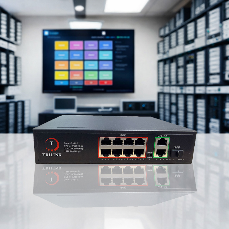 TRILINK TL-SW8P-2U1S | 8-Port Gigabit AI PoE Network Switch - Image 8