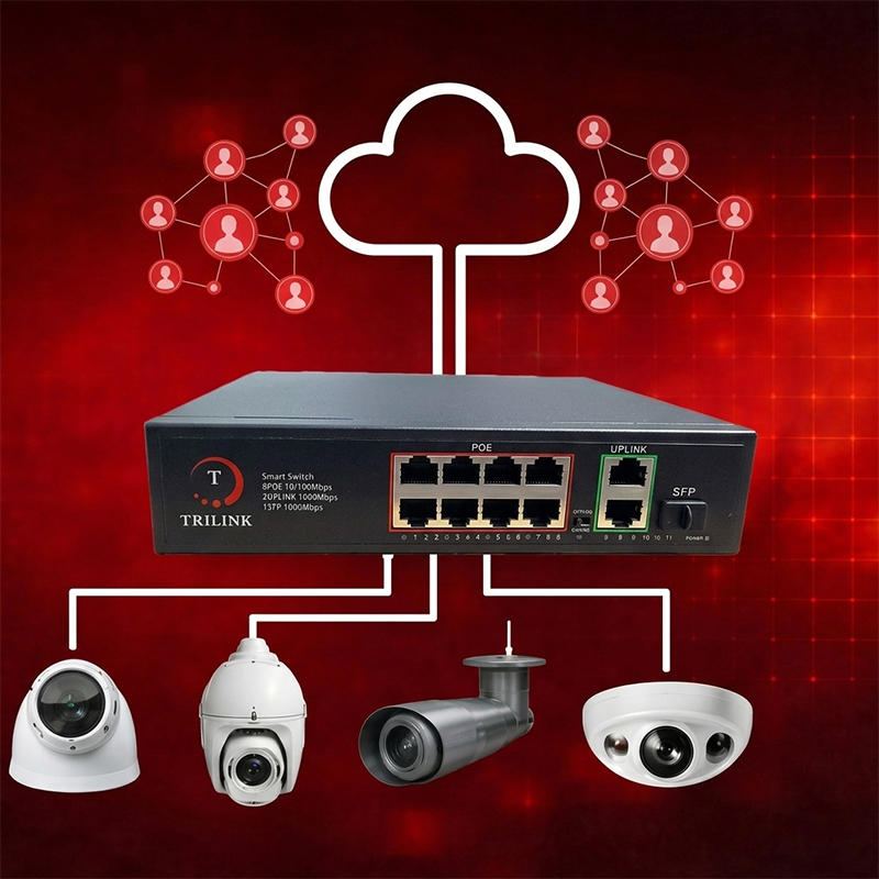 TRILINK TL-SW8P-2U1S | 8-Port Gigabit AI PoE Network Switch - Image 10
