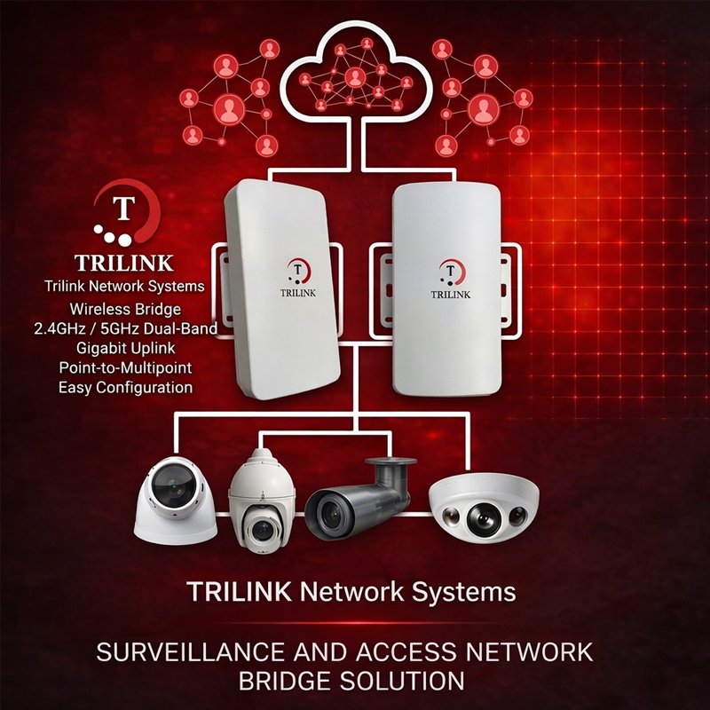 Trilink Digital Wireless Bridge Point to Point - 2.4GHz - Image 7