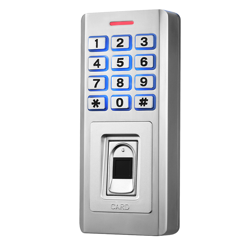 Indoor and Outdoor Rated IP68 Access Control Standalone Biometric Fingerprint Reader with Wiegand 600 Fingerprints and Capacitive Semiconductor Sensor - Image 2