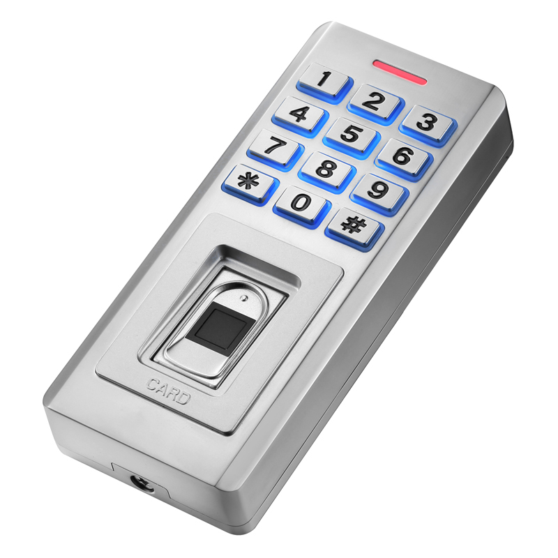 Indoor and Outdoor Rated IP68 Access Control Standalone Biometric Fingerprint Reader with Wiegand 600 Fingerprints and Capacitive Semiconductor Sensor - Image 3
