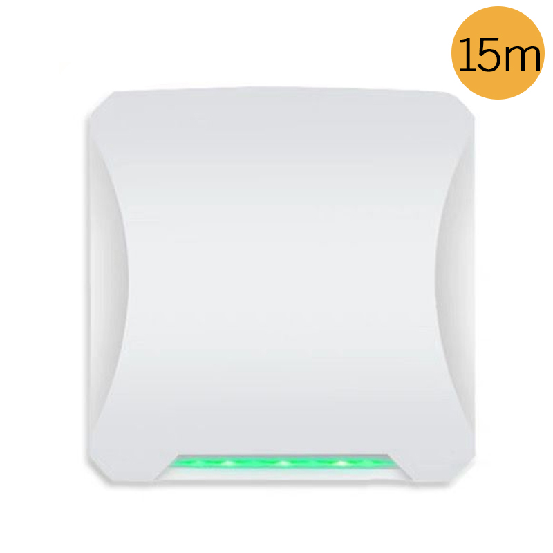 UHF RFID Card Reader 15m Long Range, 12dbi Antenna RS485/Wiegand Read 16M Integrative UHF Reader