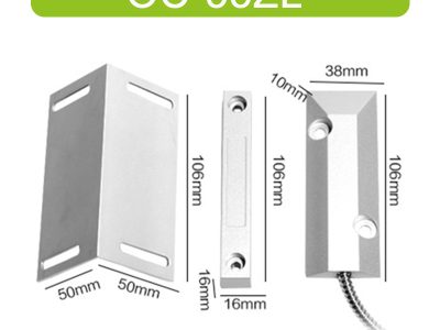 Wired Surface-Mounted NC Magnetic Door Window Contact Sensor OC-55ZL