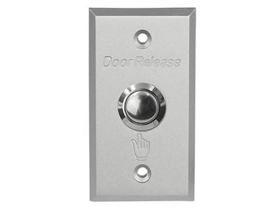 Small Aluminum Exit Button