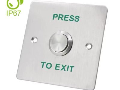 Stainless Steel Exit Button With 4wires