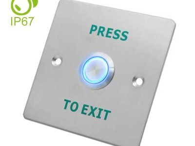 Stainless Steel Exit Button with 6wires