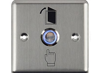 Stainless steel access control switch normally open normally closed reset exit button