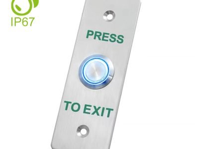 Waterproof IP67 Exit Button with LED